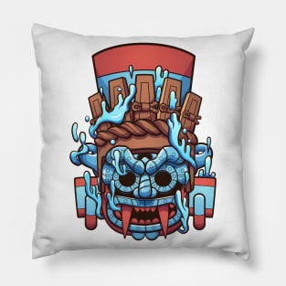 Monster Wooden Head Pillow