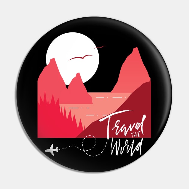 Travel The World Wanderlust love Explore the world travel lover summer vacation Pin by BoogieCreates