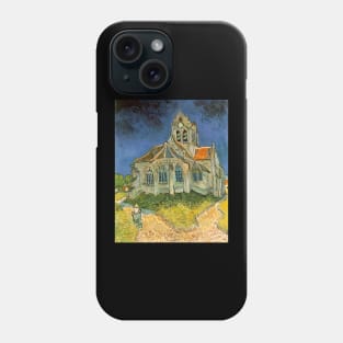 Church in Auvers-sur-Oise, View from the Chevet- L'église d'Auvers-sur-Oise Van Gogh Phone Case