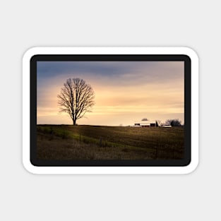 Farm Sunrise First Light Magnet