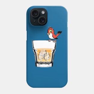 Cocktail Series - Whiskey Bird on the rocks Phone Case