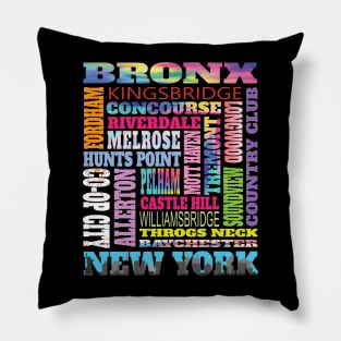 Bronx New York Neighborhoods Pride Gifts Pillow