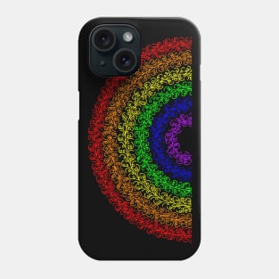 Rainbow Doodle Phone Case