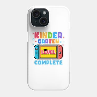 Kindergarten Level Complete Last Day Of School Graduate Gift For Boys Girl Kids Phone Case