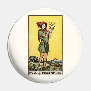 PAGE OF PENTACLES Pin