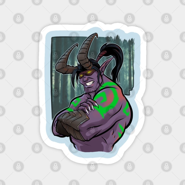 Illidan Magnet by jpowersart