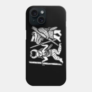 Odin and Berserker Ulfhednar from Torslunda Plates Phone Case