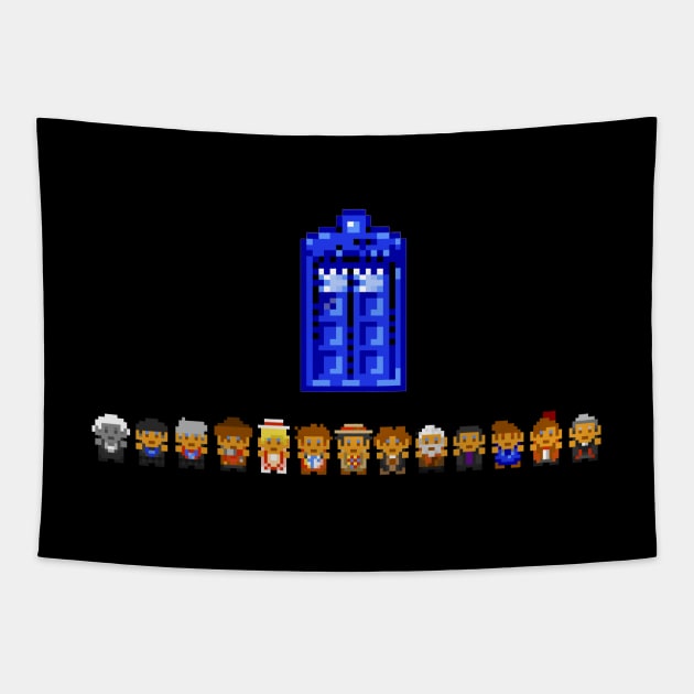 The 8 bit doctors Tapestry by nickfixit