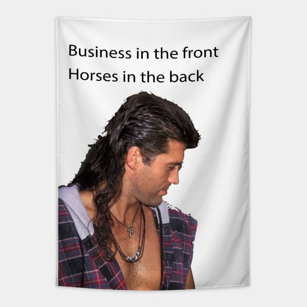 Old Town Road Mullet Tapestry by CrystalClods