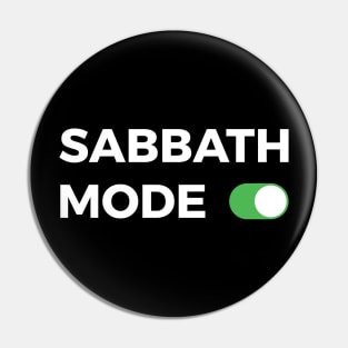 Sabbath Mode On Pin