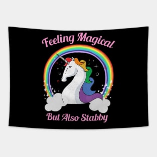 Feeling Magical But Also Stabby Tapestry