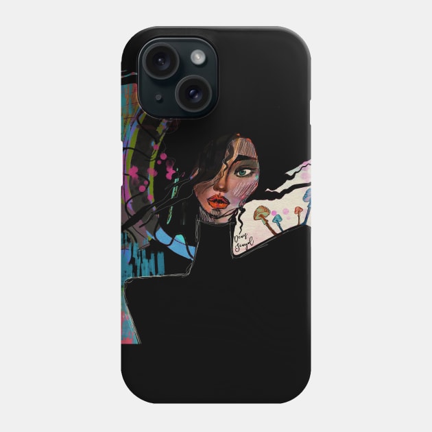 Abstract portrait Phone Case by Colormyline by Denis Senyol