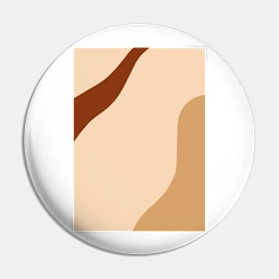 Abstract Earth Tones 3.6 Pin