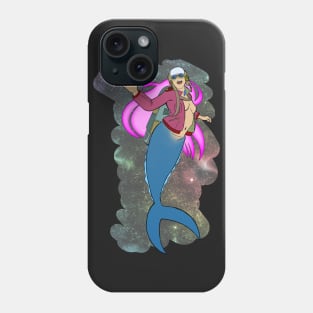 Mermaid Rocket Girl Phone Case