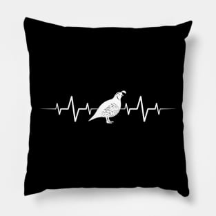 Quail Doctor Quail Vet Quail Heatbeat Pillow