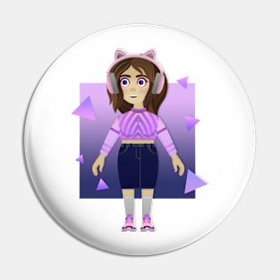 Gamer Girl Pin