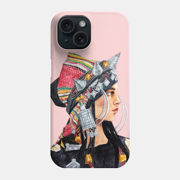 Amazigh girl Phone Case by Purely Moroccan