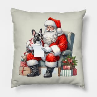 Making a List - French Bulldog Pillow