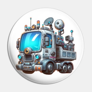 Futuristic Cyber Truck Pin