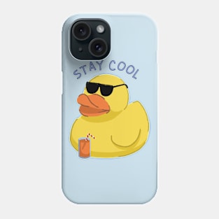 Stay Cool Rubber Ducky Summer Phone Case