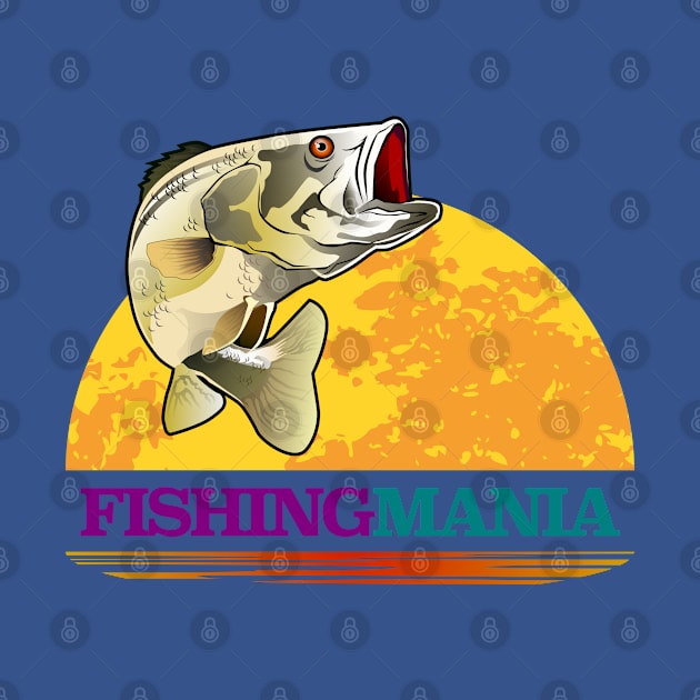 Fishing Mania T-shirt by Gilisuci