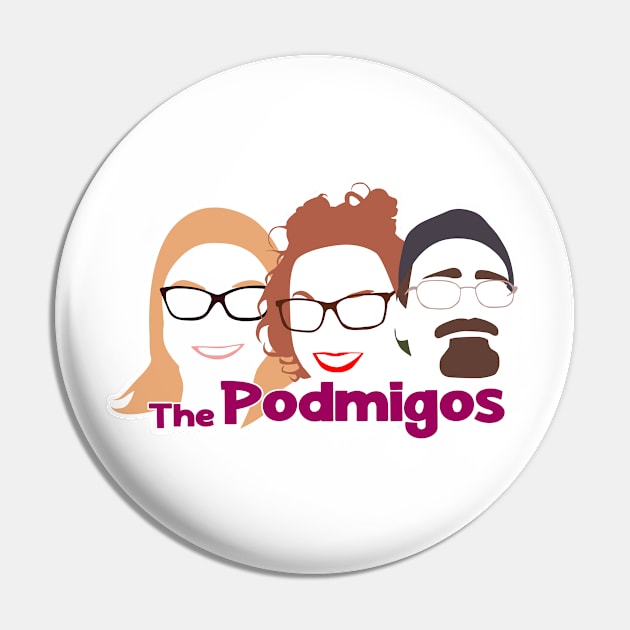 Pink Podmigo Design Pin by The Sip List Podcast