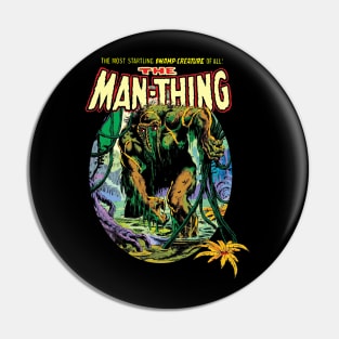 VINTAGE HORROR MAN-THING 1974 Pin