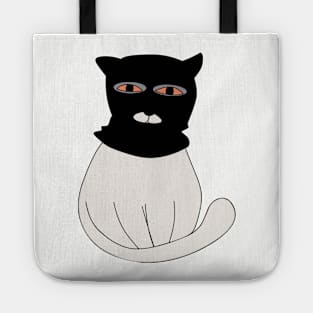 Gangster cat Tote