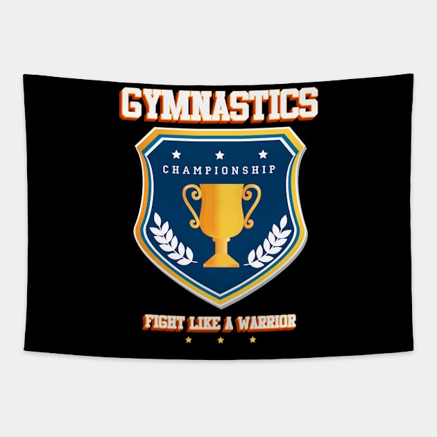 Gymnastics Tapestry by Baim_Art