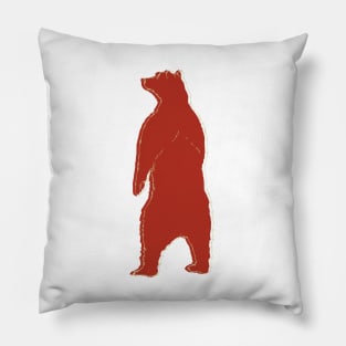 brown bear goes wild Pillow