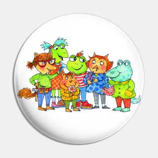 Hop & Friends Pin