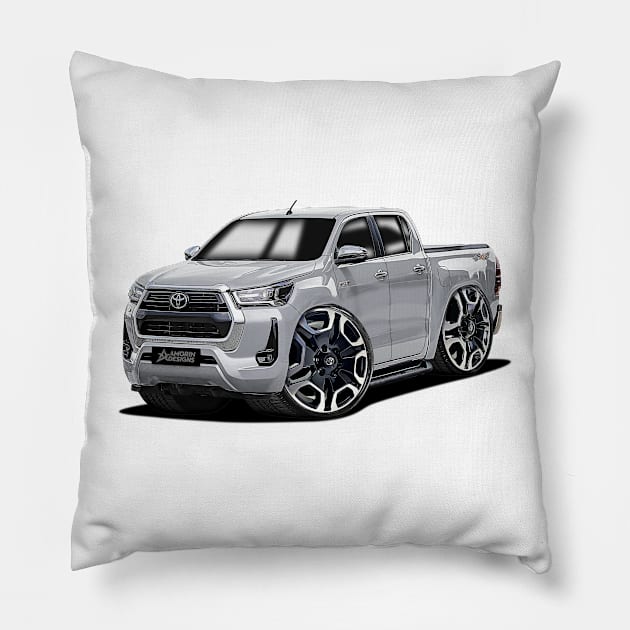 hilux stance Pillow by AmorinDesigns