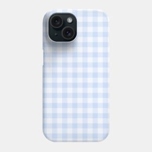 Blue gingham Phone Case