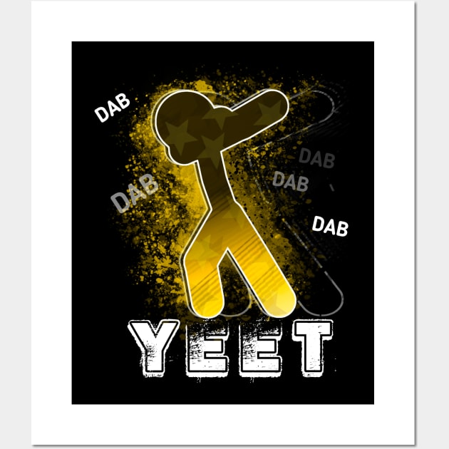 Yeet Dab - Dabbing Trendy Dance Emote Meme - Autumn Fall Kids