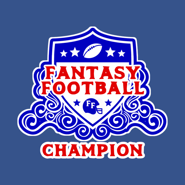 Fantasy Football Champion Shield by FantasySportsSpot