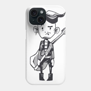 Character Holding Guitar Design Phone Case