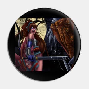 Anime Demon Hunter Pin