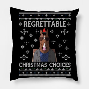 BoJack Horseman Regrettable Christmas Choices Pillow