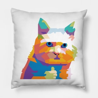 Good Job Cat Meme Pillow