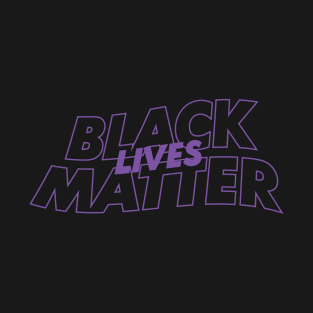 Black Lives Matter purple T-Shirt