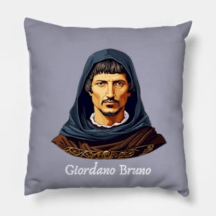 Giordano Bruno poet philosopher hermetic occultist teacher gift Pillow