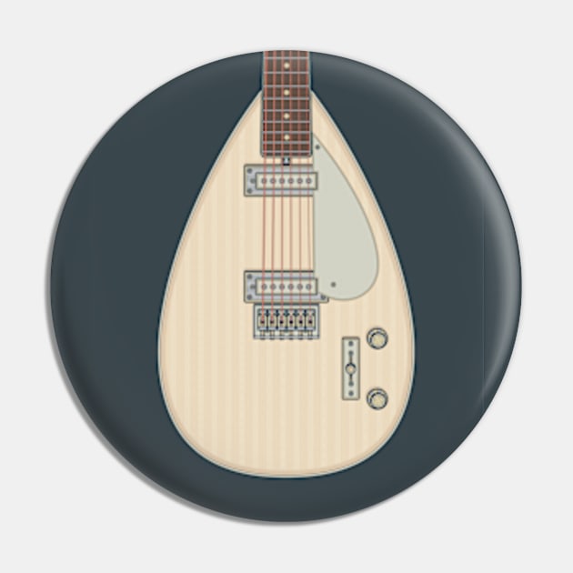 Teardrop Guitar Pin by milhad