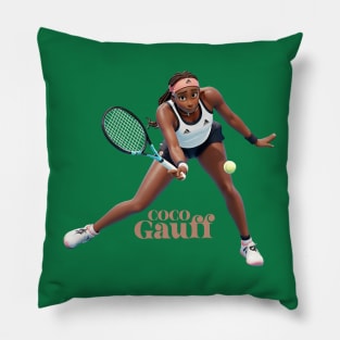 Coco Gauff 3D cartoon Pillow