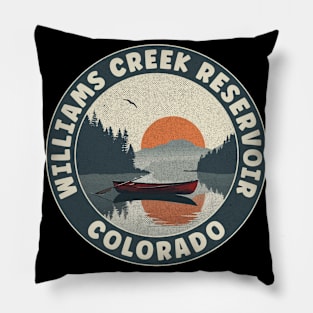 Williams Creek Reservoir Colorado Sunset Pillow