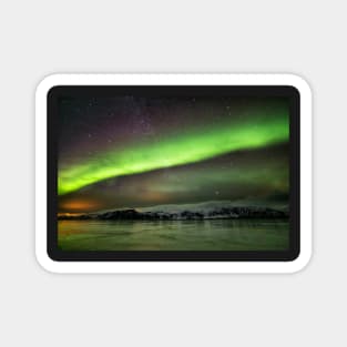 Aurora Borealis in Snæfellsnes, Iceland Magnet