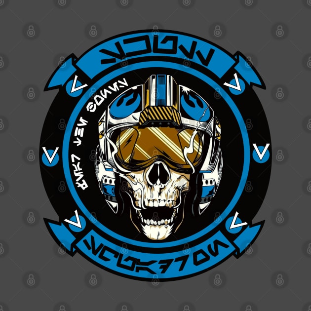 Skull Squadron Blue Leader Blue Squadron by marat