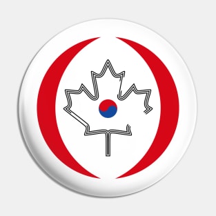 Canadian Korean Multinational Patriot Flag Pin