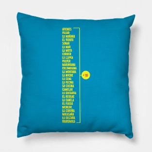 ME GUSTAS Tú (I like you) Pillow