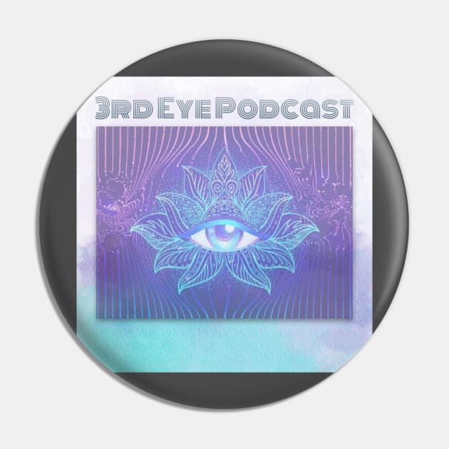 Gradient Eye Pin by 3rdEyePodcast