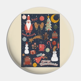 Cute Christmas Postcards - Cute Christmas Illustration - christmas cookies illustration Pin